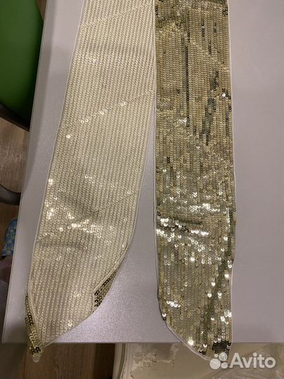 Шарф в блестках