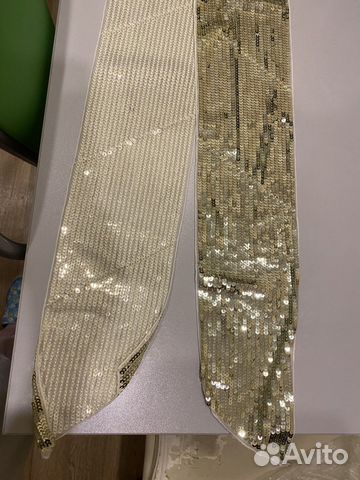 Шарф в блестках