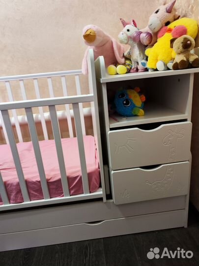 Детская кроватка трансформер