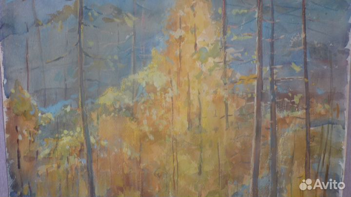 Художник Заур Ибрагимов,Осень в горах,1983 г