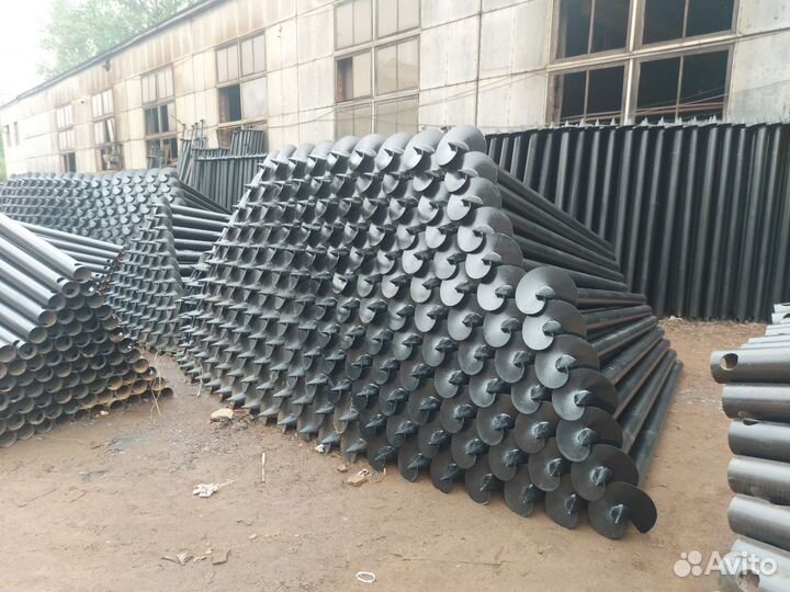 Винтовая свая d 108 для фундамента дома, бани