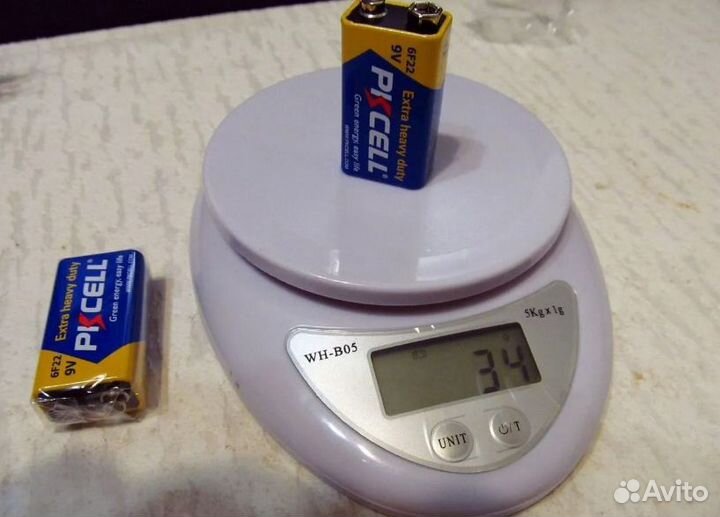 Батарейка 9v крона