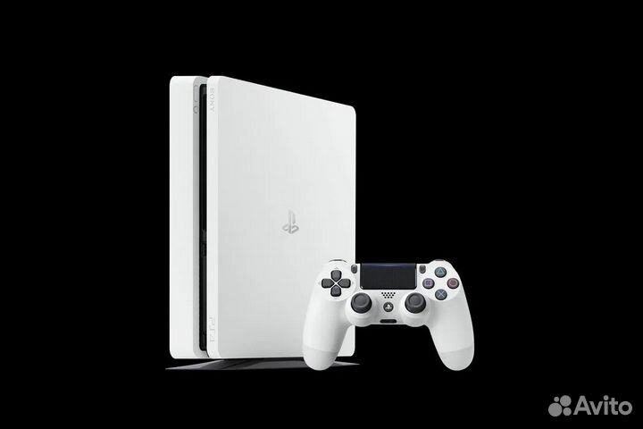 Sony Playstation 4 slim + 500 игр