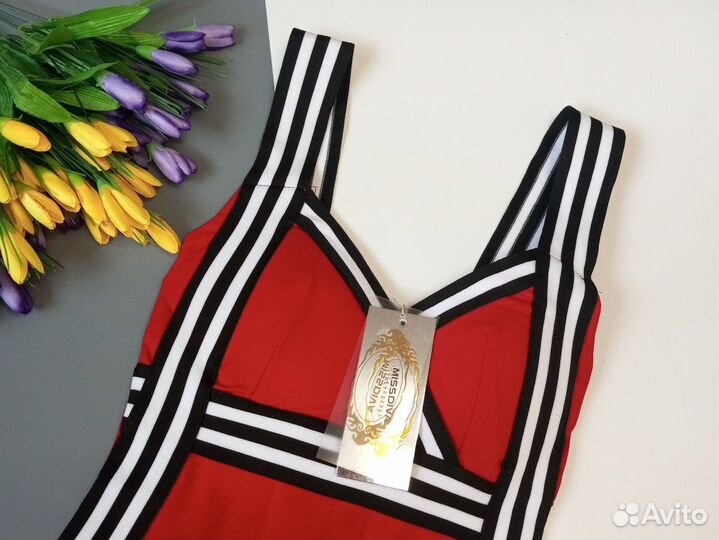 Платье женское вечернее 42 44 красное