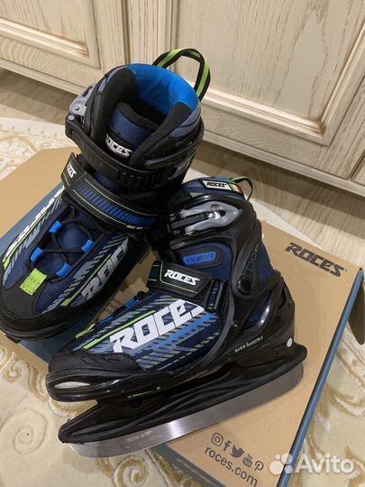 Коньки раздвижные 30-35