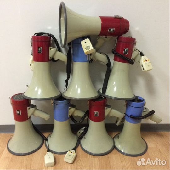 Электромегафоны мощные 25 Вт б/у