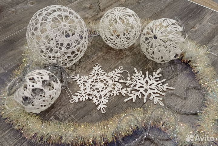 Новогодние украшения ручной работы