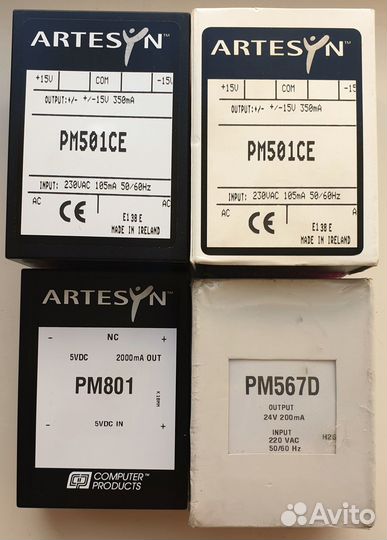 Блок питания DC-DC конвертер фильтр разъёмы Wago