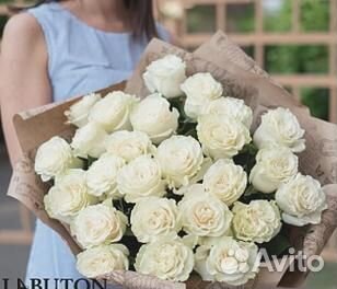 Букет 25 роз Цветы