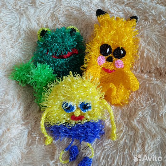 Мочалка игрушка ручной работы