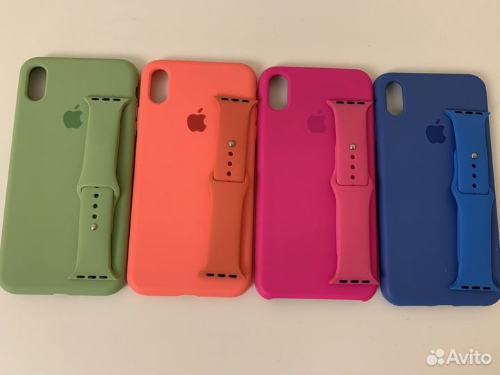 Чехлы на айфон xs max и ремешки Apple Watch 38, 40
