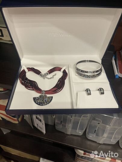 Frey wille серьги, кулон, 2 браслета