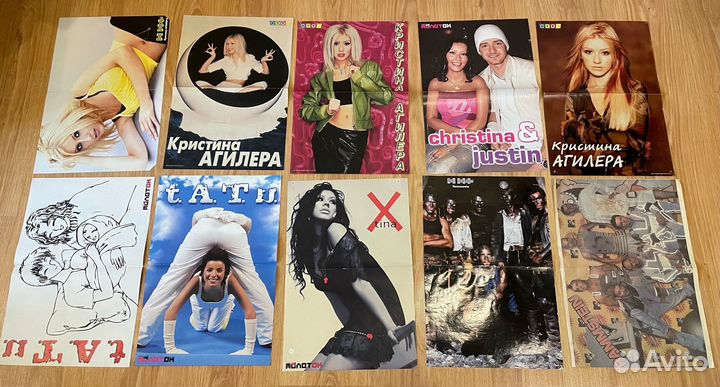 Редкие плакаты постеры звезд 90-х, все фз