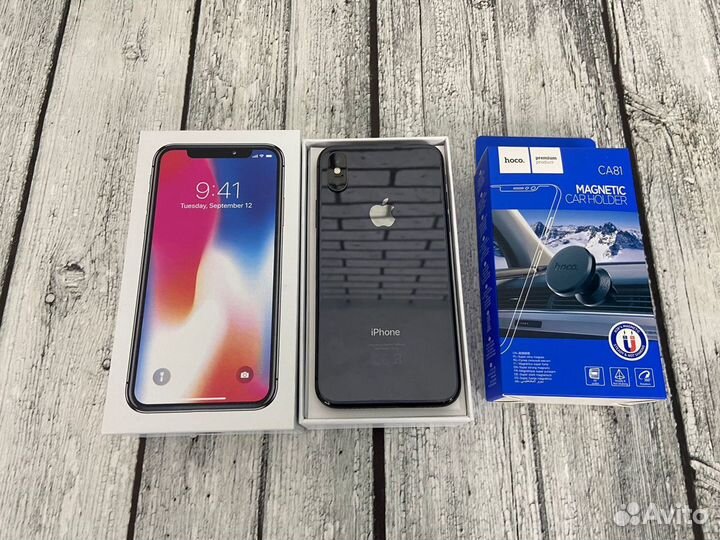 iPhone X 64 gb black A1356