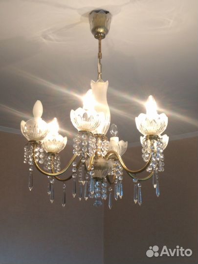 Хрустальная люстра СССР