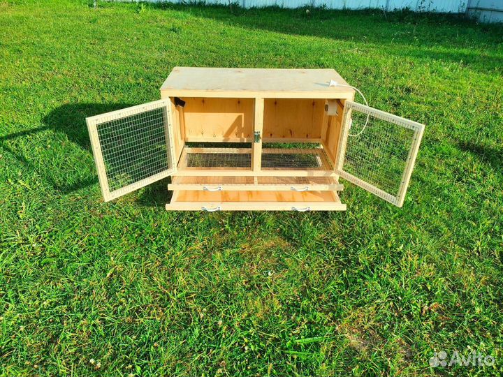 Клетка - брудер с обогревом и подсветкой