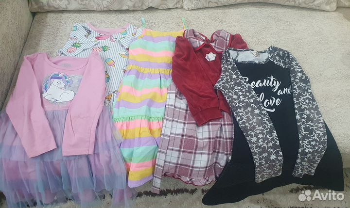 Вещи пакетом на девочку 104-116
