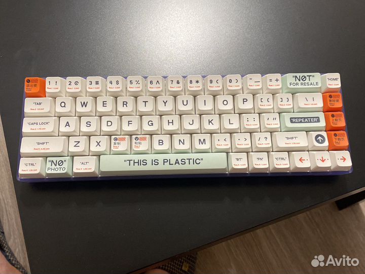 Тестер 68 + Gateron g white Pro и ориги свичи