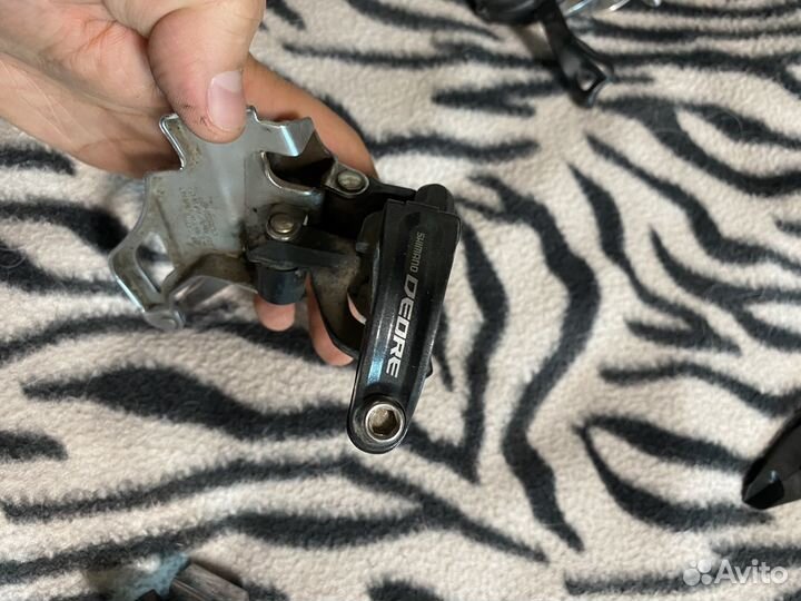 Манетки Shimano XTR, переключатели Deore SLX