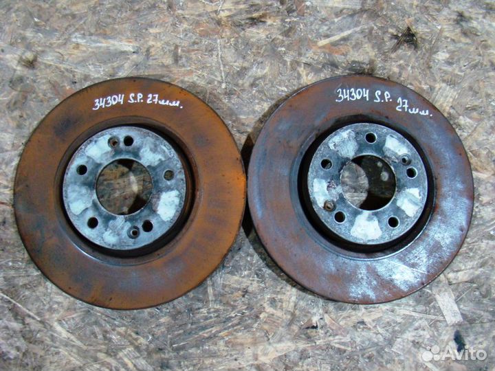 KIA Sportage 2 Диск тормозной передний комплект