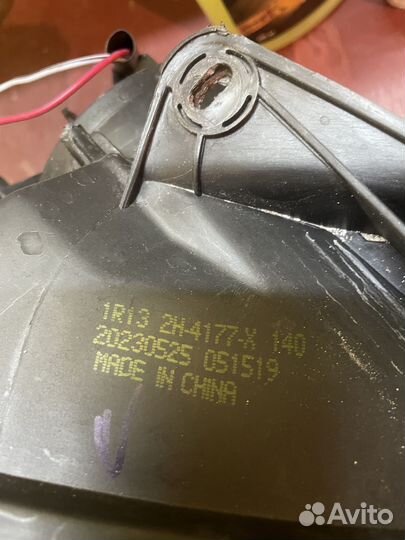 Фара передняя правая на ниссан сентра