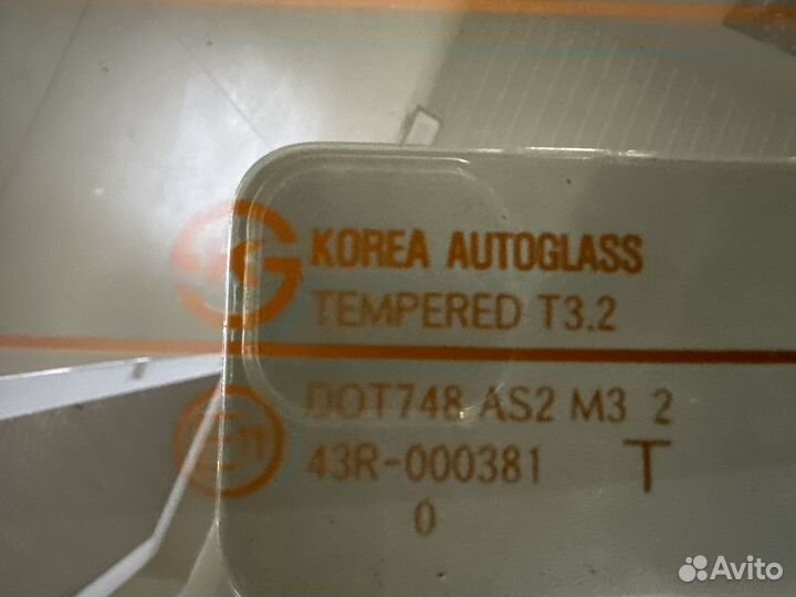 Заднее стекло Hyundai Solaris 1