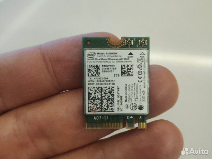 Wifi bluetooth модуль 3165NGW