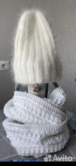 Шапочка из пуха норки