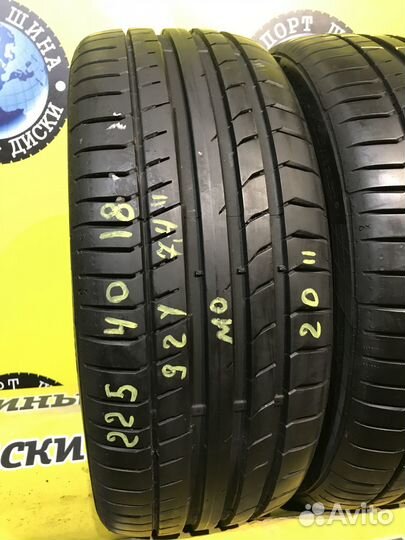 Continental ContiSportContact 5 245/35 R18 и 225/40 R18 92Y