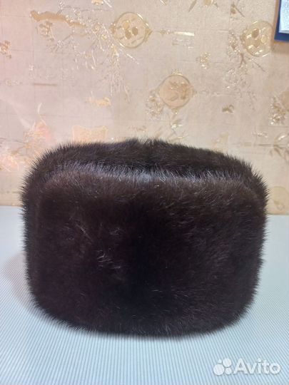 Норковая шапка мужская