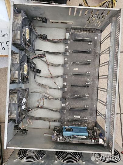 Ферма тушка риг на 7-8 карт с блоком питания