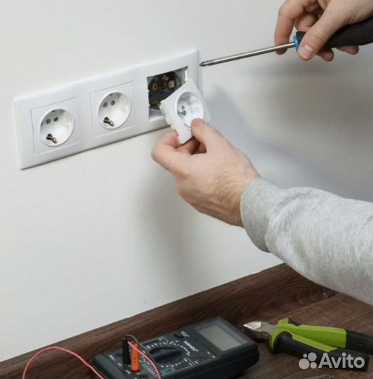 Элeктрик. Ремонт розеток. Сборка щита