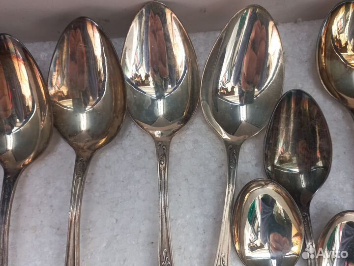 Ложки и вилки мельхиор СССР