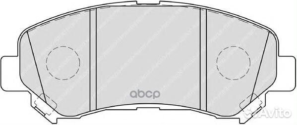 Колодки тормозные FDB4051 Ferodo