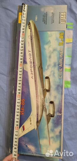 Сборная модель самолета ил 86 Аэрофлот