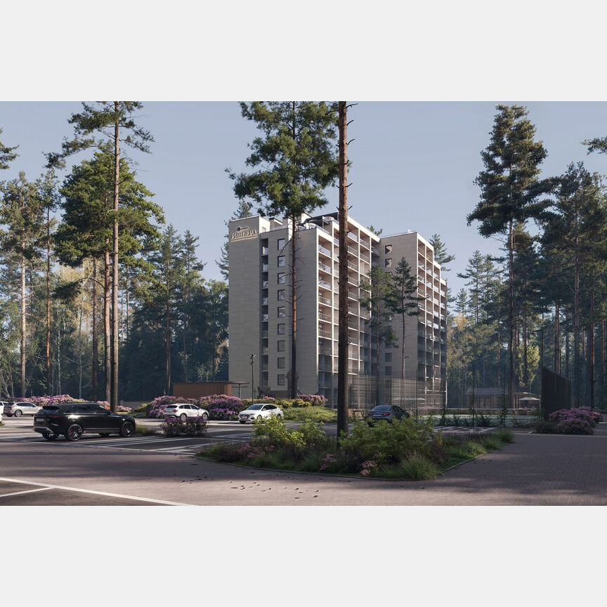 1-к. апартаменты, 72,2 м², 6/12 эт.