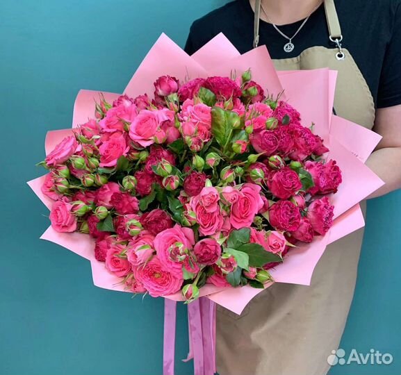 Цветы розы букет