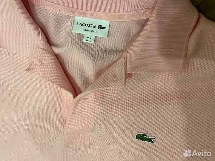 Поло lacoste мужское
