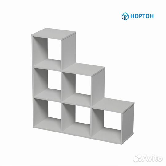 Стеллаж Ювон белый