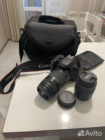 Фотоаппарат Canon EOS 600D+Сумка+2 объектива+карта