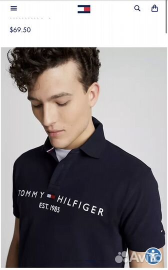 Поло tommy hilfiger