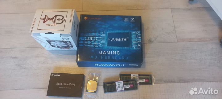 Набор материнская плата процессор кулер озу ssd