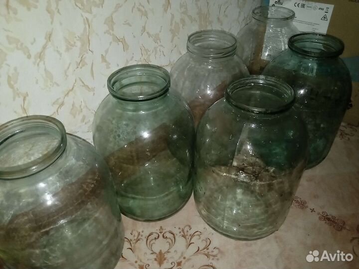 Стеклянная банка 0/5 и 3л