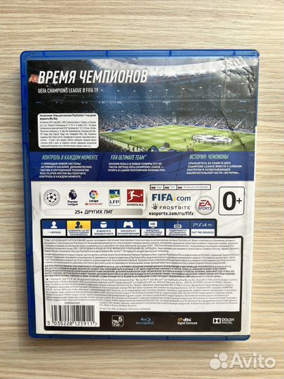 Игра FIFA 19 PS4