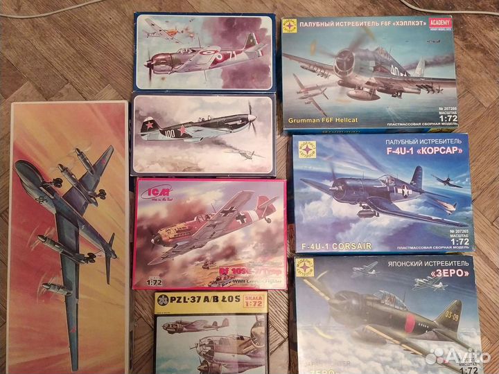 Сборные модели самолетов 1:72
