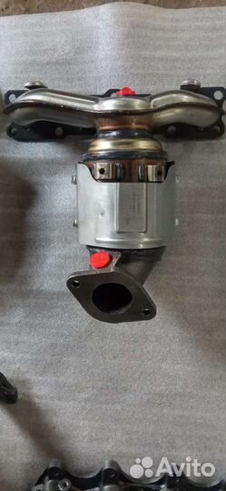 Катализатор керамика евро4, в сборе Санта-Фе 2.4