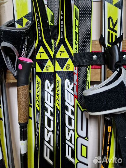 Лыжи беговые fisher rcs carbon lite