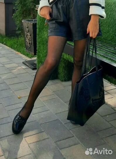 Кожаные шорты