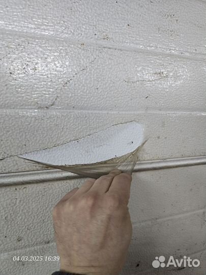 Ворота секционные подъемные бу