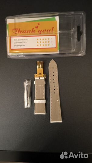 Ремень для часов натуральная кожа